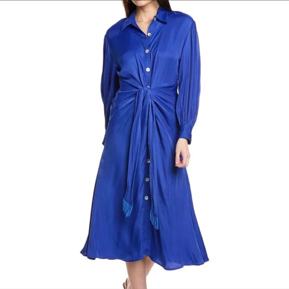 Farm Rio x Royal Blue Maci Dress x Size Small